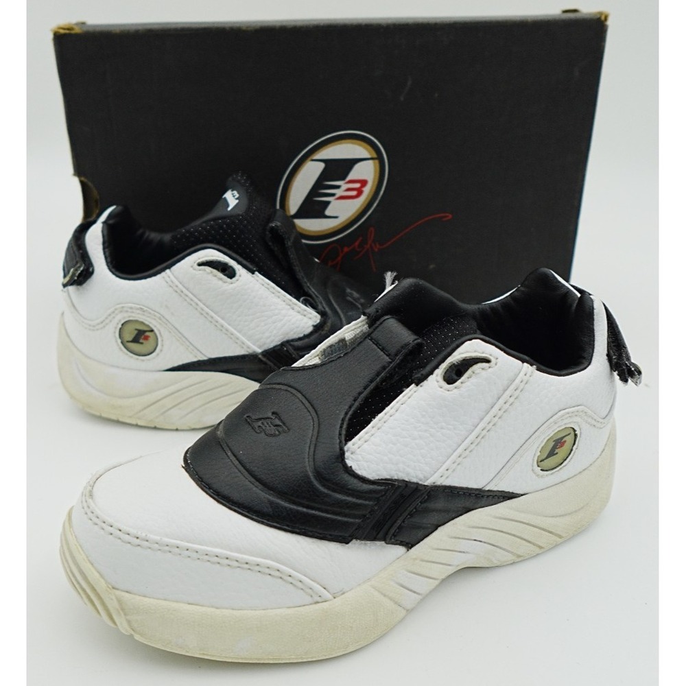 REEBOK ALLEN IVERSON I3 (74-69279) WHITE SHOES YOUTH SIZE 1